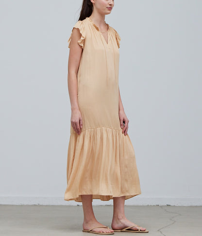 SATIN MAXI DRESS