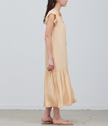 SATIN MAXI DRESS