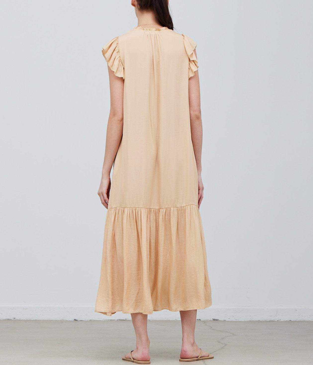 SATIN MAXI DRESS