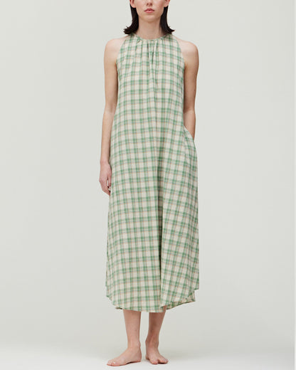 COTTON PLAID DRESS