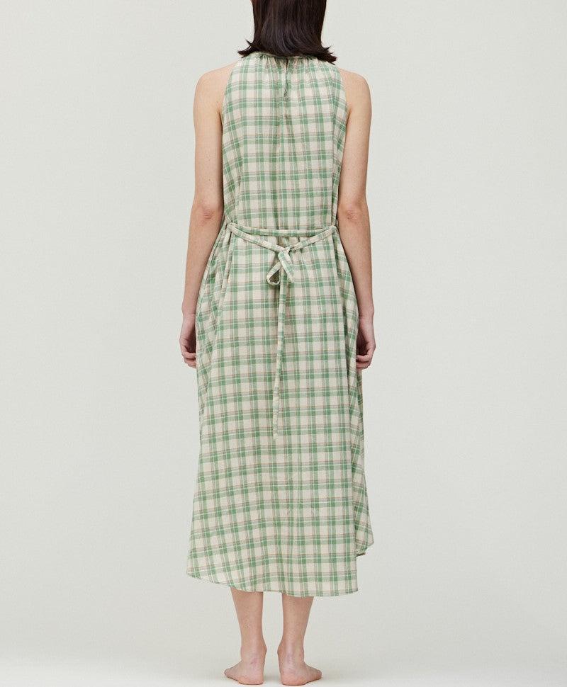 COTTON PLAID DRESS