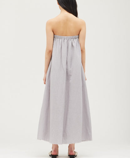 STRAPLESS COLUMN DRESS
