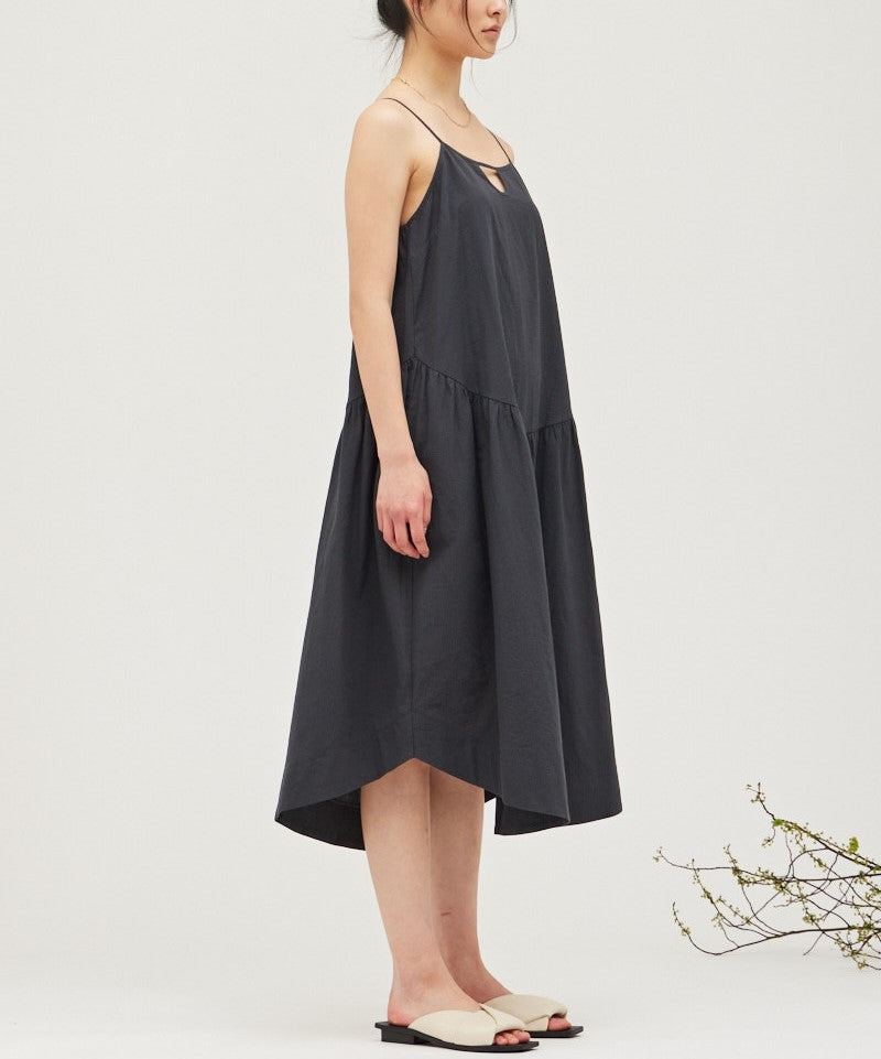 OVERSIZE STRIPE CAMI DRESS