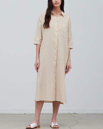 COTTON SHIRT DRESS