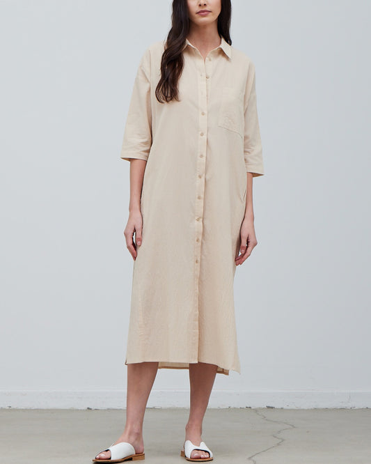COTTON SHIRT DRESS