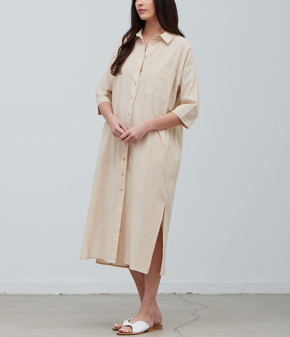 COTTON SHIRT DRESS