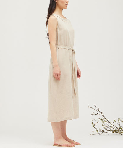 COTTON GAUZE SHEATH DRESS